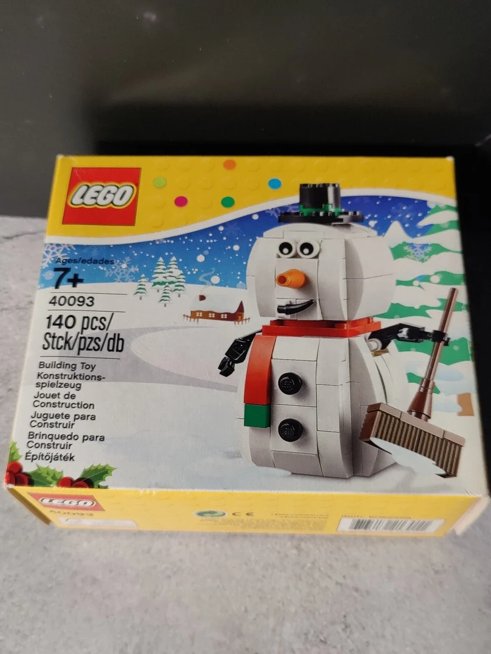 LEGO 40093 Snowman Christmas Holiday 2014 Retired NEW Sealed